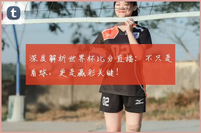 深度解析世界杯比分直播:不只是看球,更是赢彩关键!